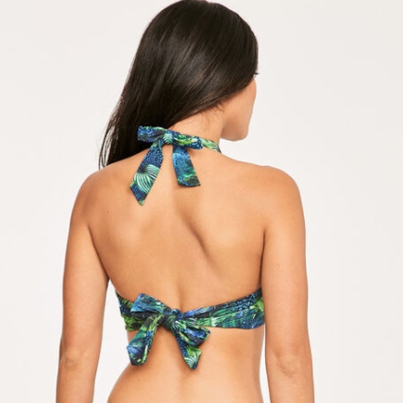 NWT Aruba halter bikini top in Rainforest - Picture 4 of 7